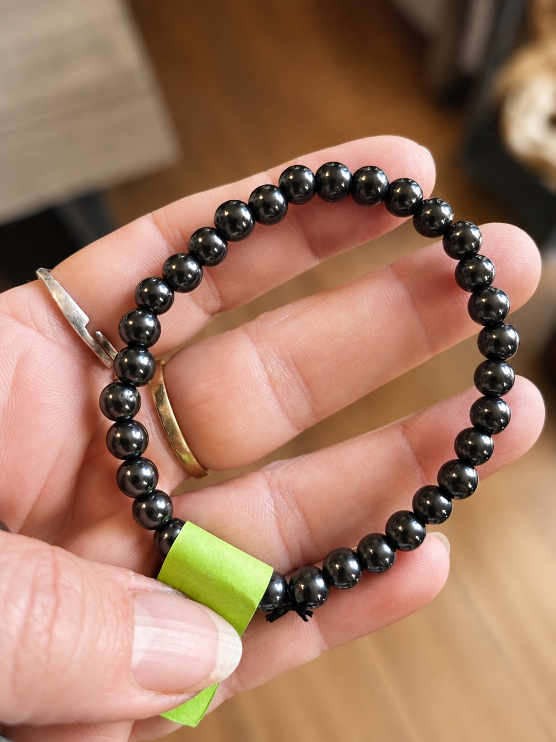 Bracelet en shungite 6 mm