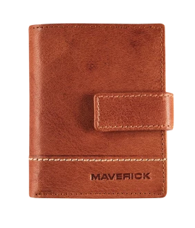 Protège-cartes compact cuir anti-piratage - maverick 010