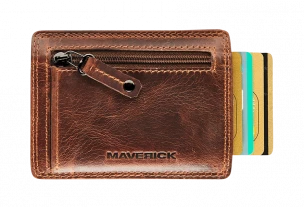 Protège-cartes slim cuir anti-piratage