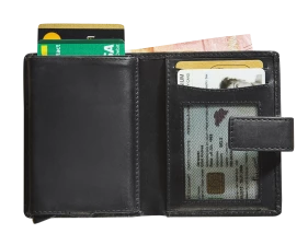 Protège carte super compact cuir RFID - Maverick 014