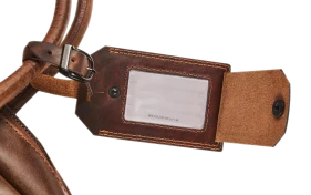 Porte adresse en cuir 025