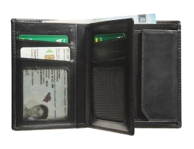 Portefeuille cuir RFID avec poche monnaie - Maverick 005