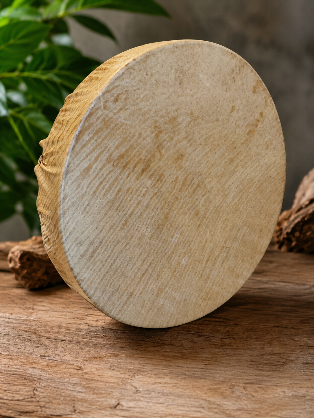 Tambour chamanique en peau de cerf