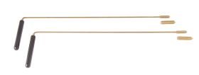 Baguette de sourcier avec manche en bois, 38 cm