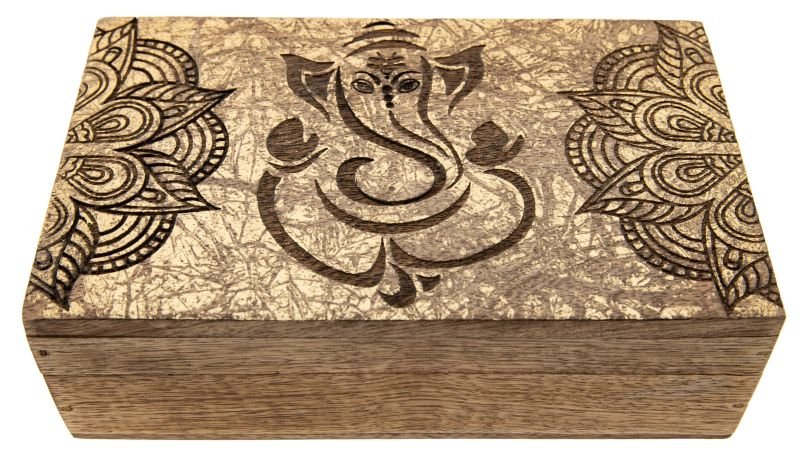 boîte en bois de Ganesha