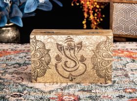boîte en bois de Ganesha