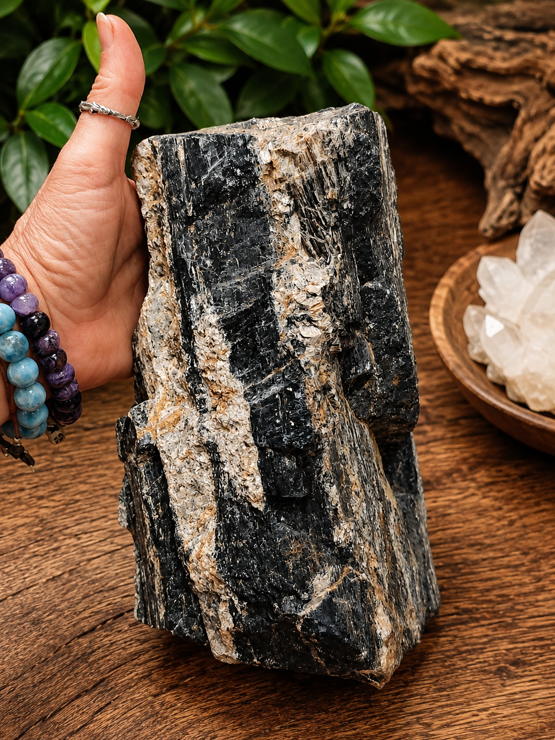 Grand Bloc de Tourmaline noire Brut MI2613