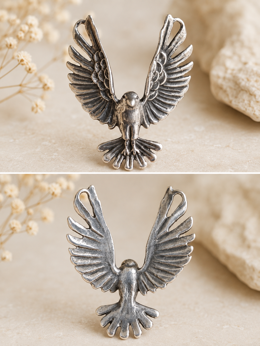 Pendentif Aigle en Argent 2608