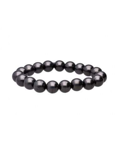 Bracelet en shungite - perles de 10 mm - bracelet 20cm