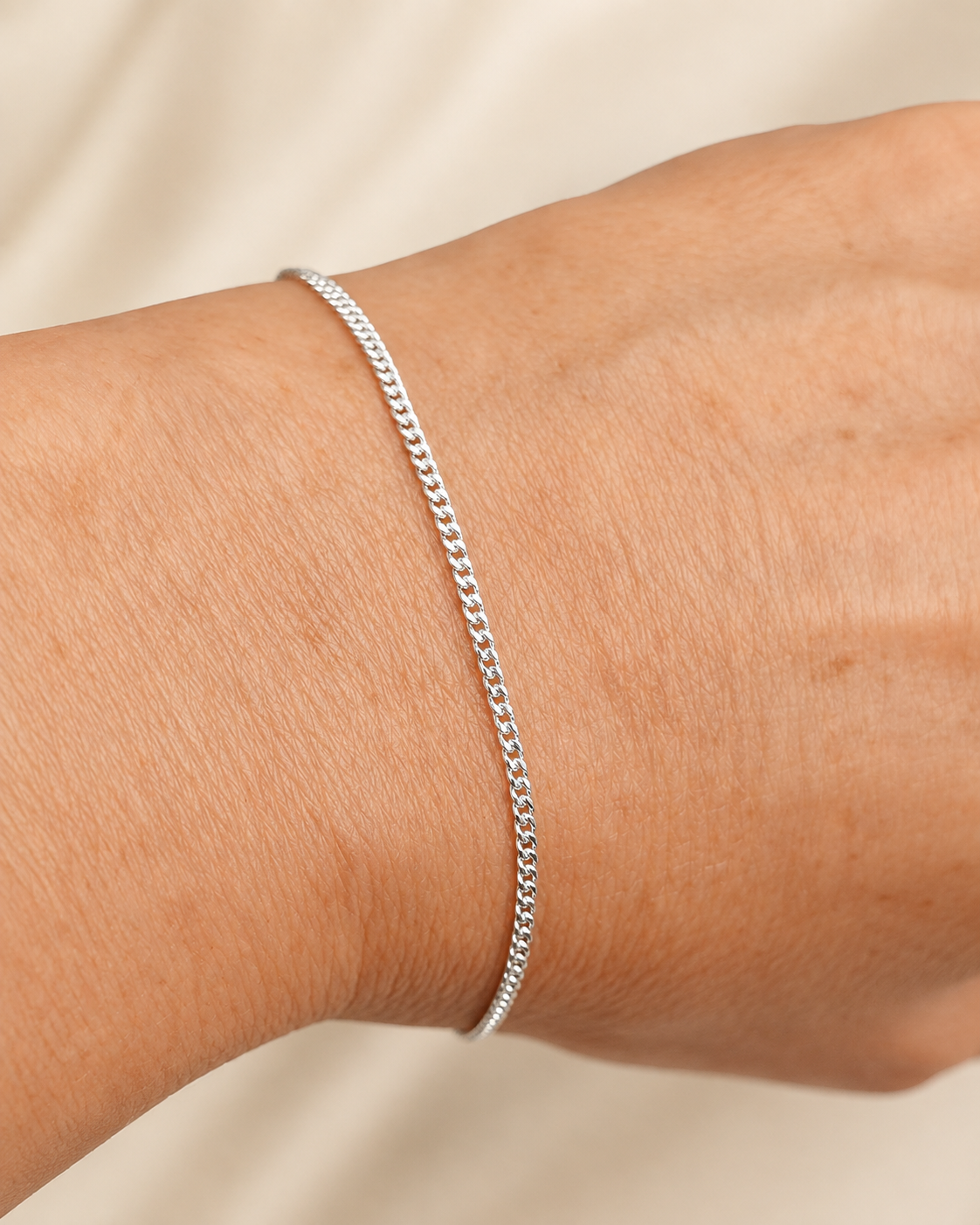 Bracelet en argent – maille légère  br-2608