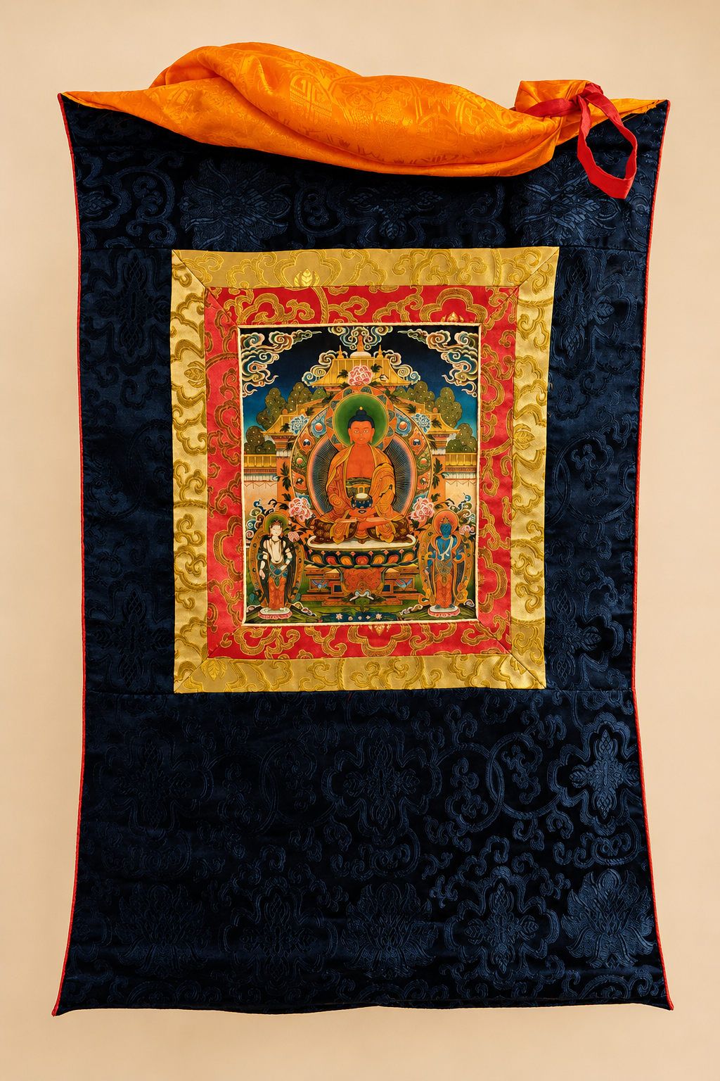 Thangka tibétain – Bouddha Shakyamuni ta03