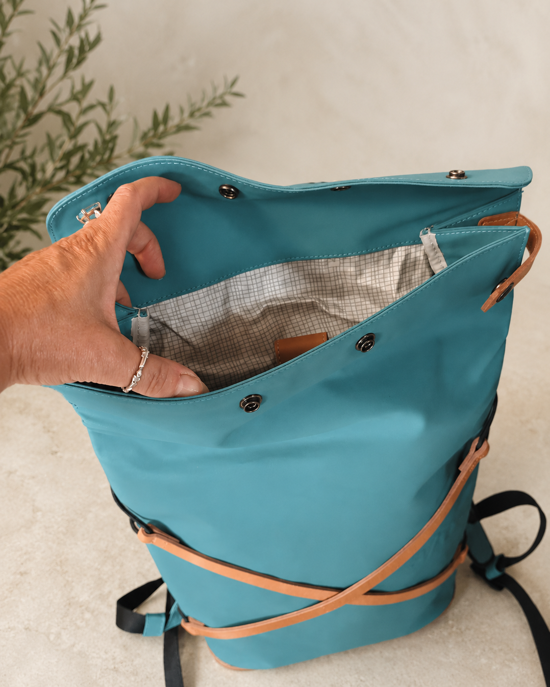 Sac à dos Aunts & Uncles Yokohama – Turquoise – Collection Japan  Promo