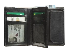 PROMO - Portefeuille cuir RFID avec poche monnaie - Maverick 005