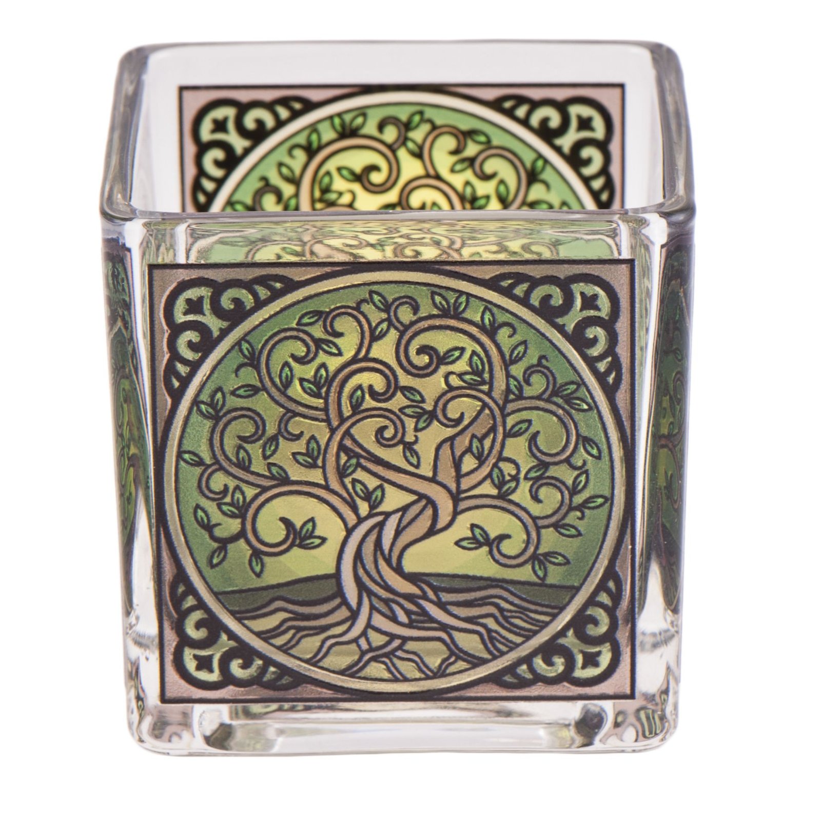 Porte-bougie chauffe-plat - Yggdrasil. - arbre de Vie B-L-81