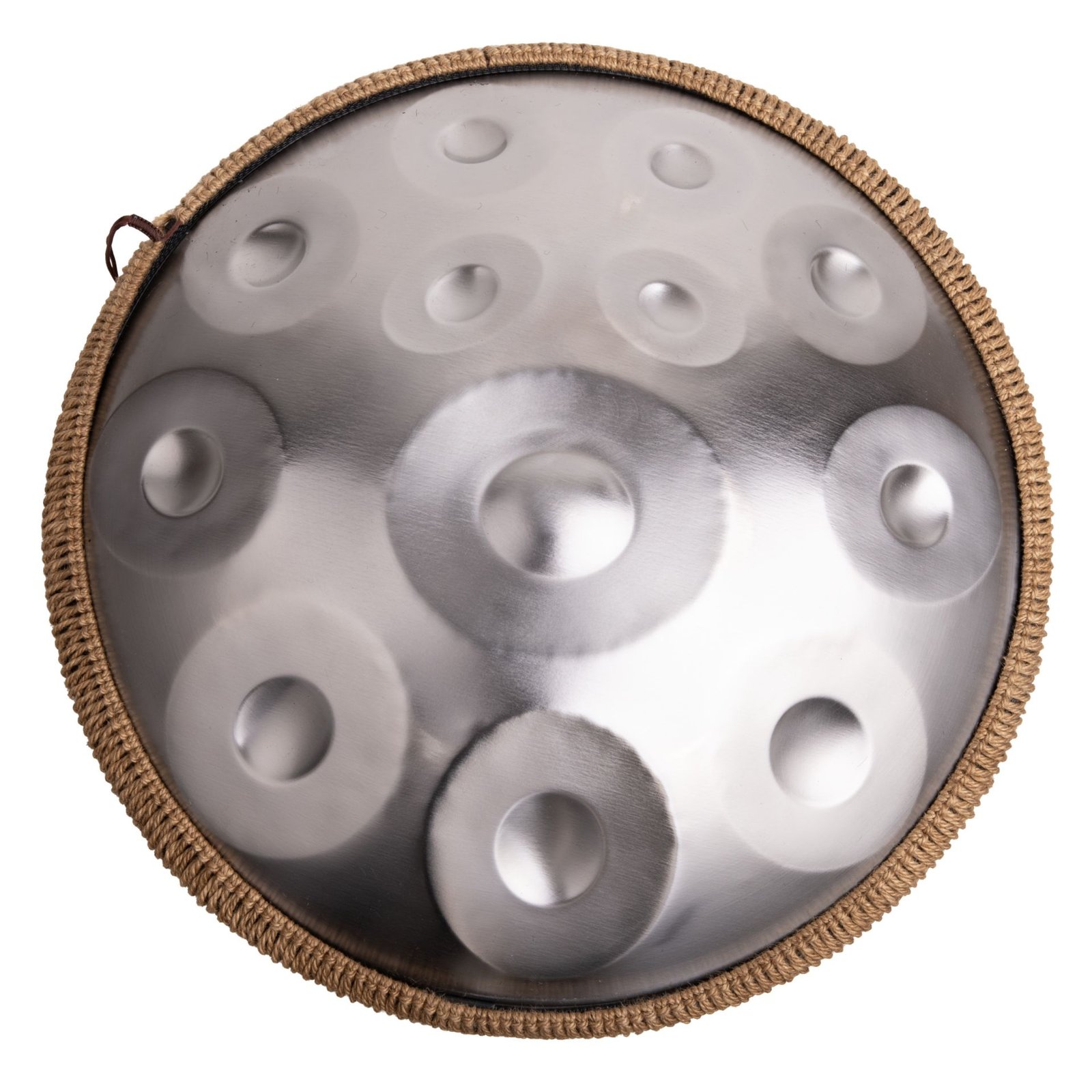 Handpan argenté 432 Hz, 12 tons
