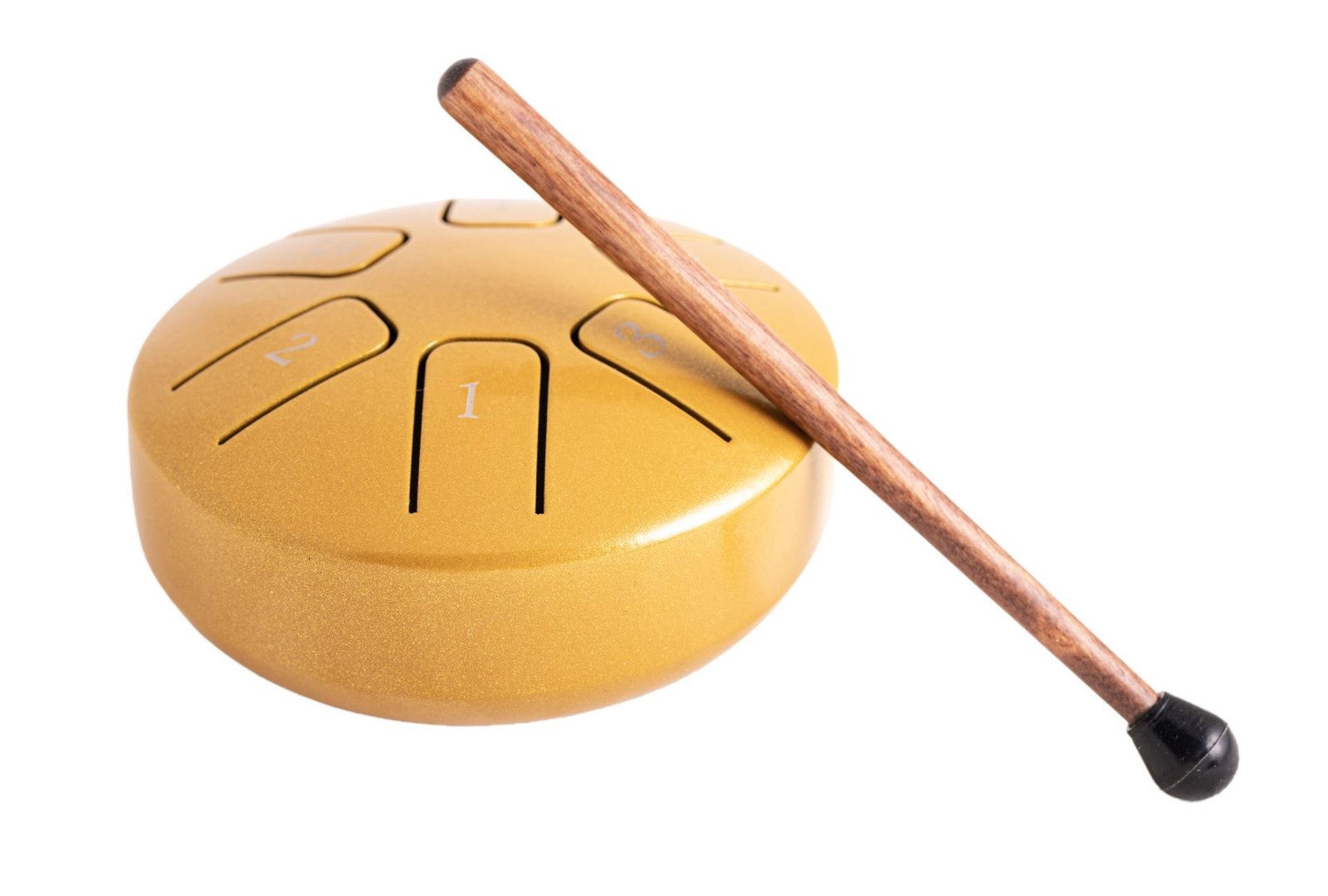Petit tambour en acier, or  B-      kh-21
