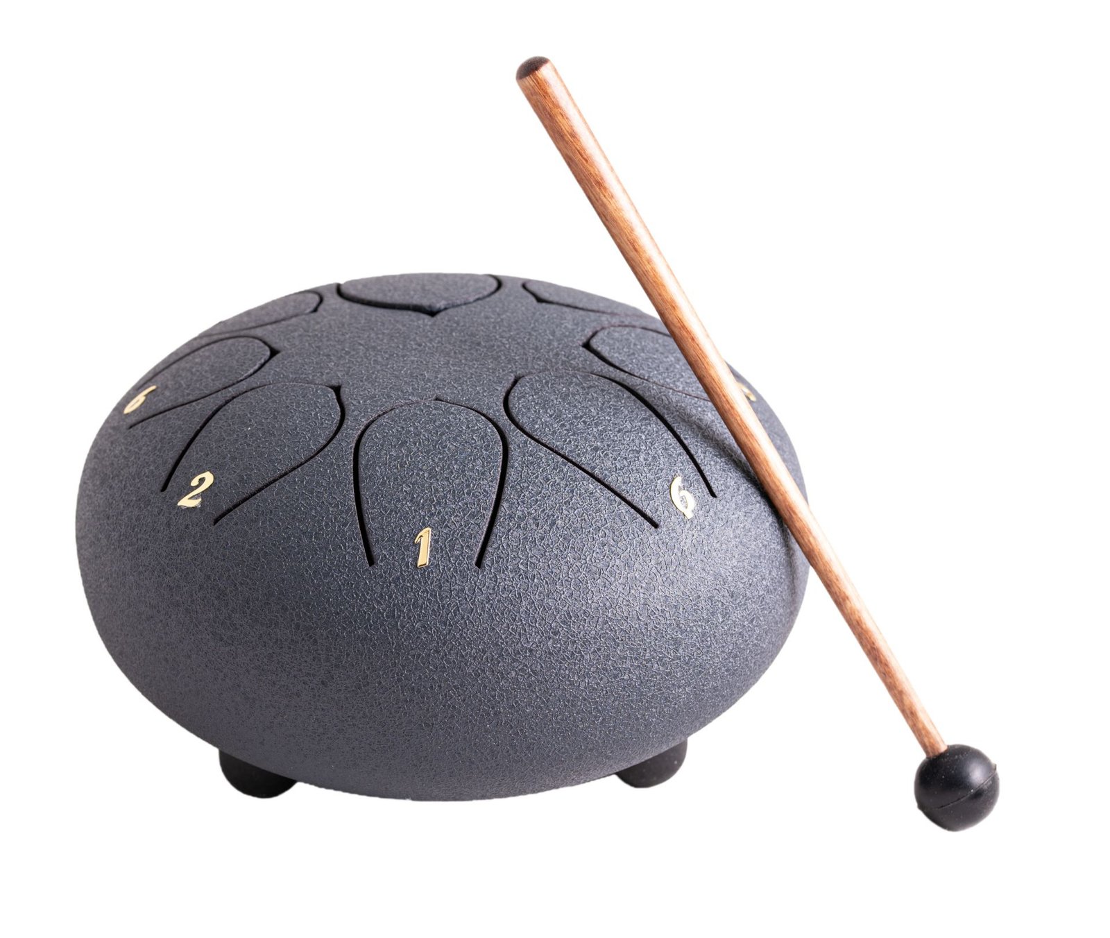 Tambour en acier de taille moyenne, bleu foncé,  B - HK-30