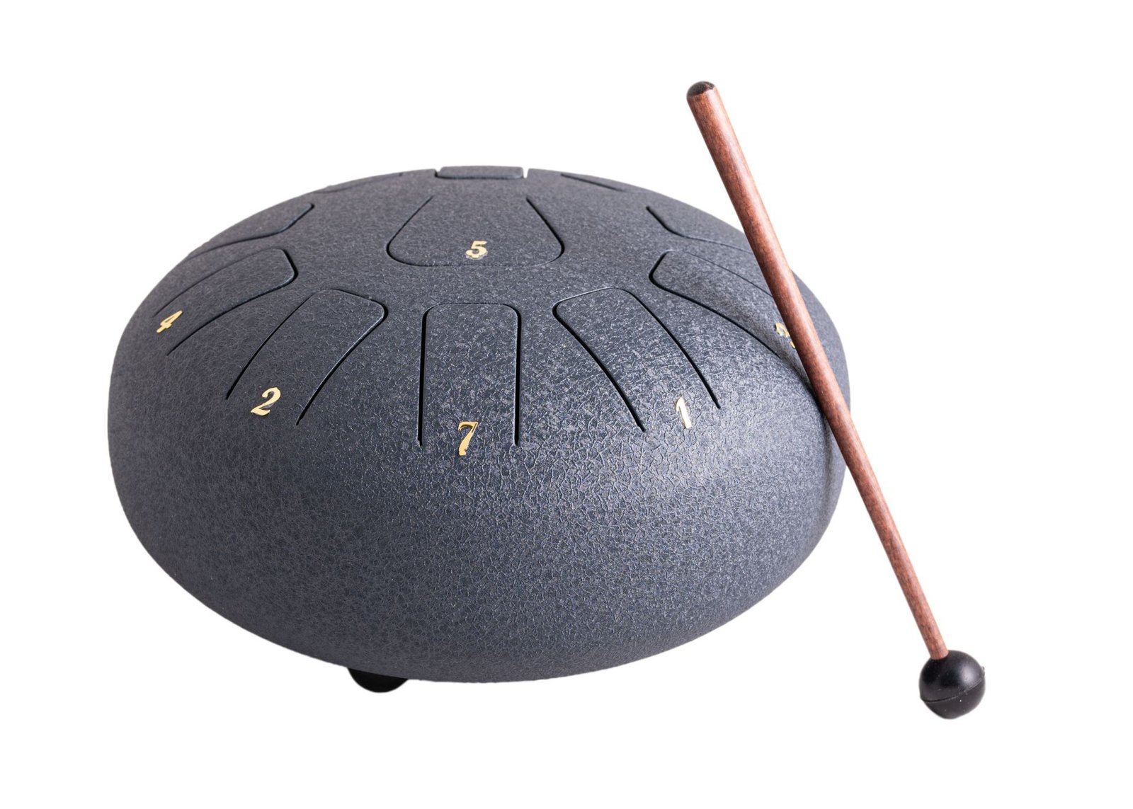 Grand Drum en acier, bleu foncé  B-HK-40