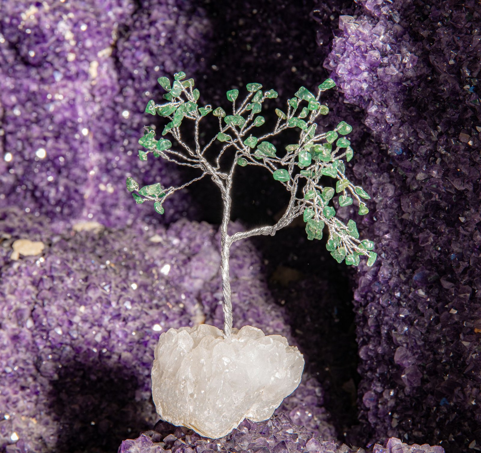Aventurine verte arbre de vie -b-ZW-160-AV