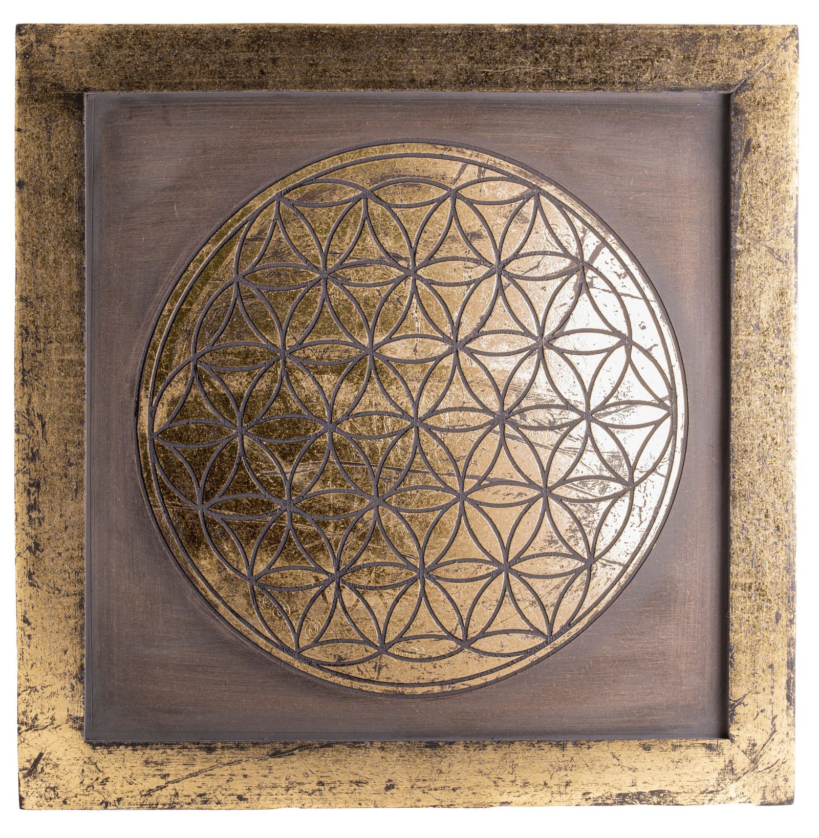 Tableau énergétique Fleur de Vie en MDF