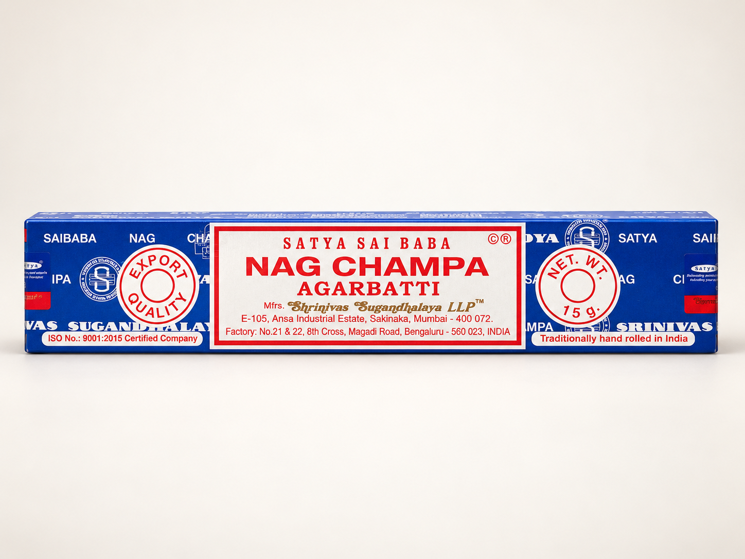 Encens Nag Champa Satya – 15 g