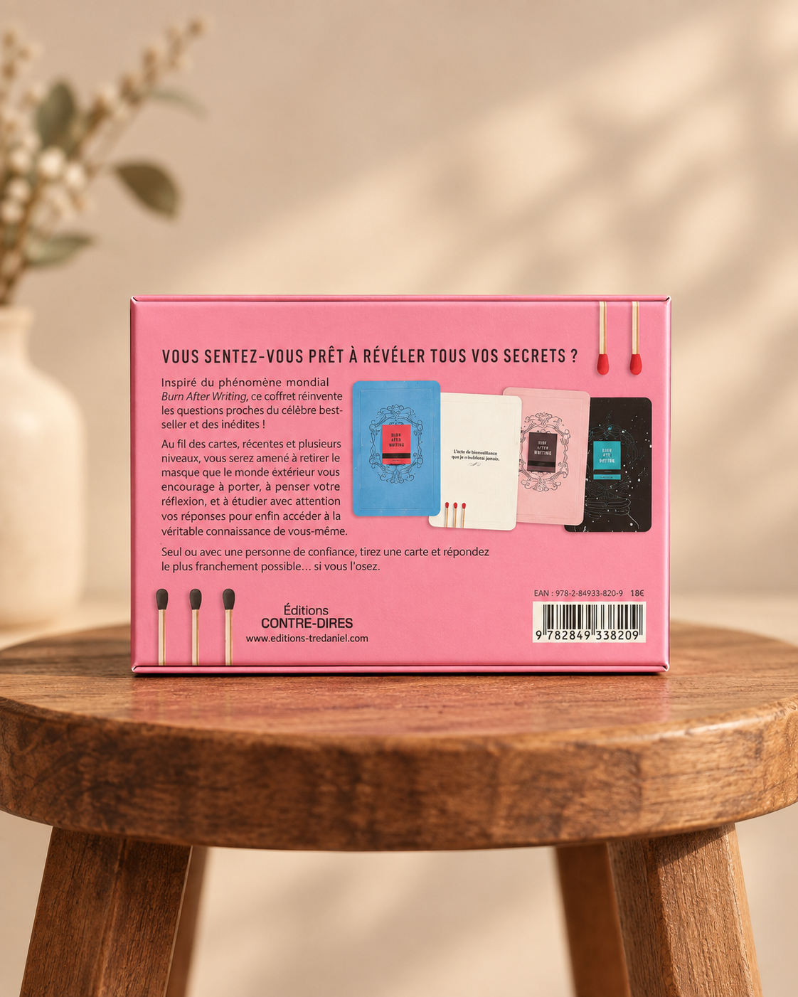 Burn After Writing – Coffret de 100 cartes – Sharon Jones