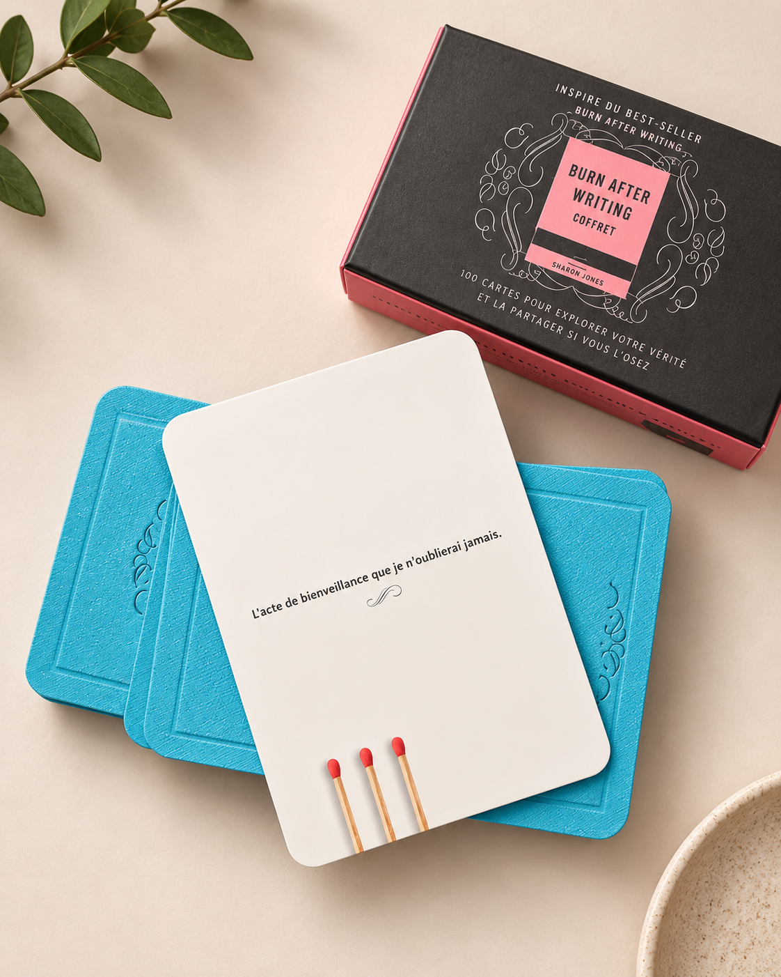 Burn After Writing – Coffret de 100 cartes – Sharon Jones