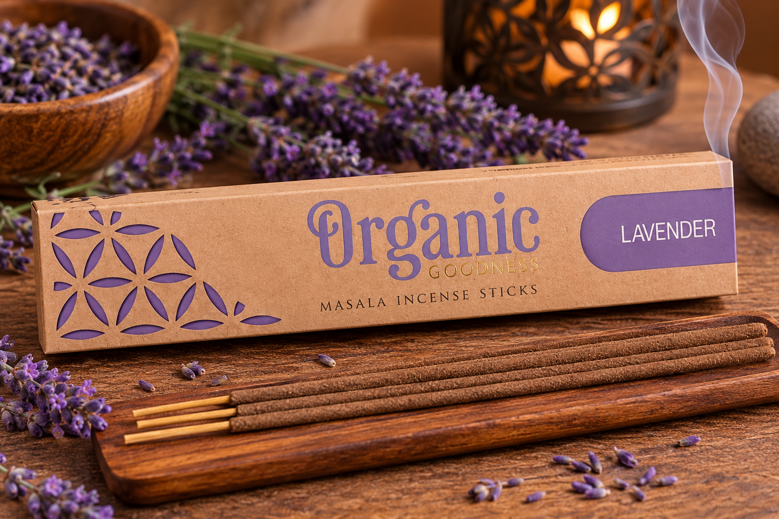 Encens Masala Lavande – Organic Goodness