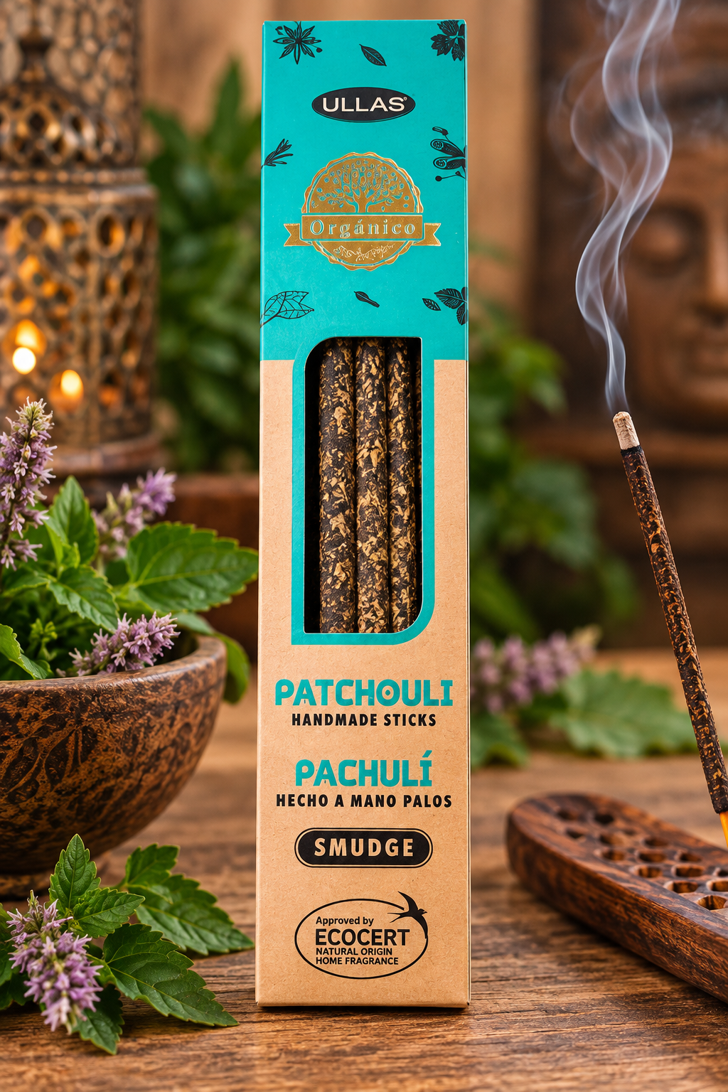 Encens artisanal Patchouli – Ullas Orgánico
