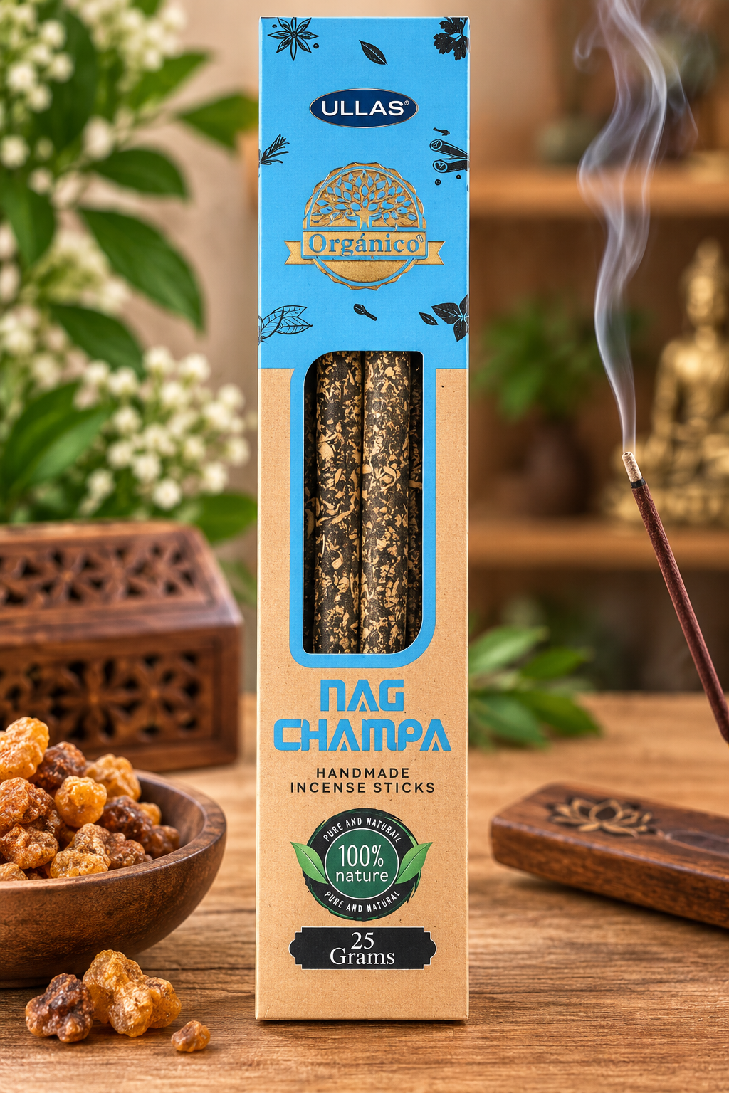Encens artisanal Nag Champa – Ullas Orgánico