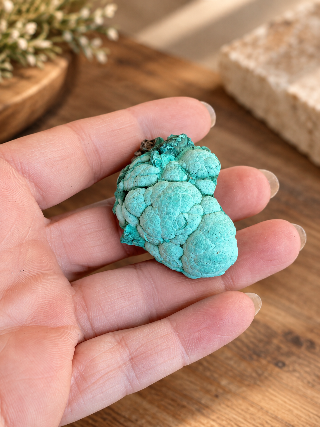 Chrysocolle brute – 42 g - S35