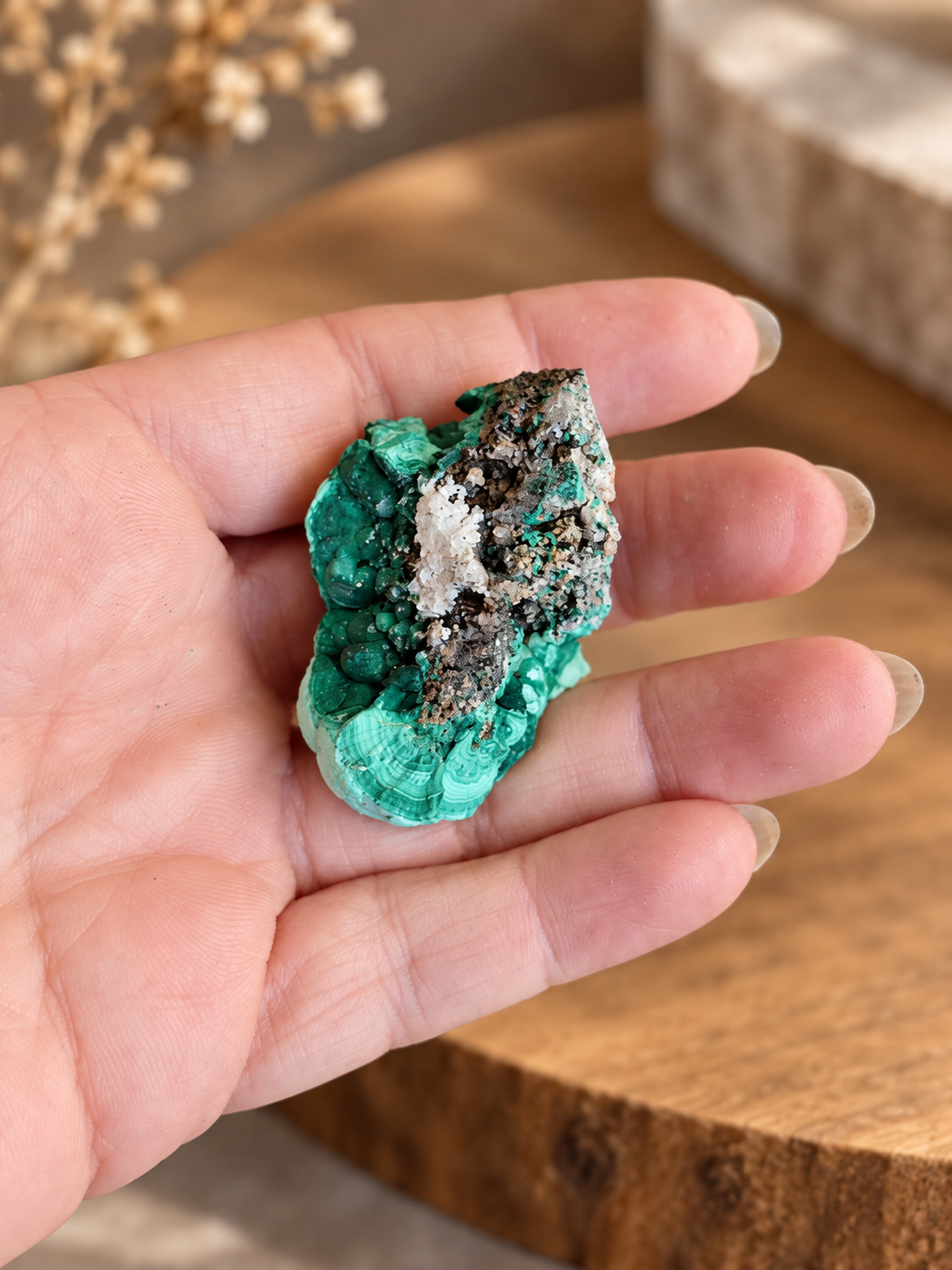 Chrysocolle brute – 42 g - S35